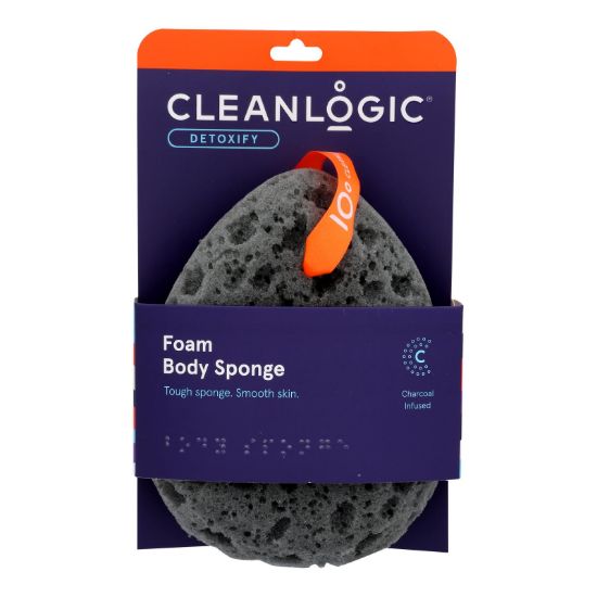 Cleanlogic - Sea Sponge Charcoal Foam - 1 CT