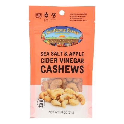 Sunridge Farms Cashews - Case of 8 - 1.8 OZ