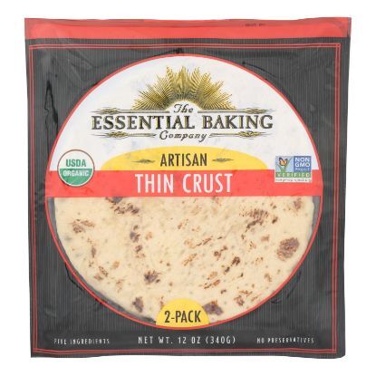Essential Baking Company - Pizza Crust Thin Crst - Case of 10 - 12 OZ