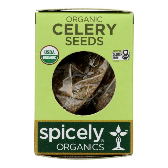 Spicely Organics - Organic Celery Seeds - Case of 6 - 0.35 oz.