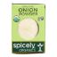 Spicely Organics - Organic Onion Powder - Case of 6 - 0.4 oz.