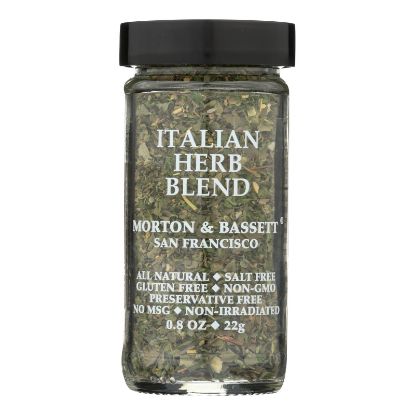 Morton And Bassett Italian Herb Blend - Case of 3 - .8 OZ