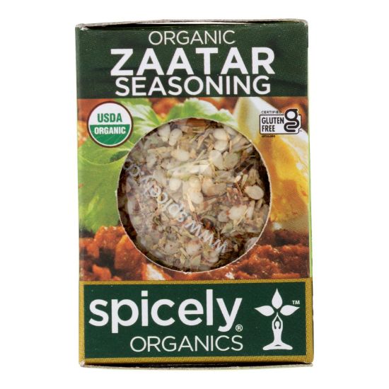 Spicely Organics - Organic Zaatar Seasoning - Case of 6 - 0.35 oz.