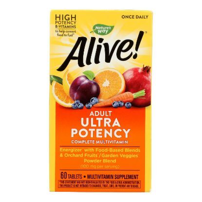 Nature's Way - Alive! Once Daily Multi-Vitamin - Ultra Potency - 60 Tablets