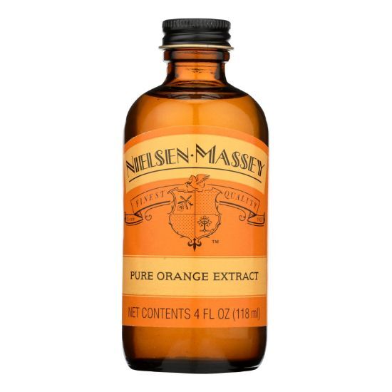 Nielsen-Massey Vanilla - Pure Orange Extract - Case of 8 - 4 fl oz.