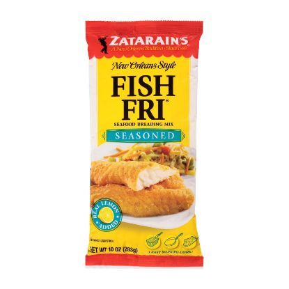 Zatarain's Fish Fry- Seasoned - Case of 12 - 10 oz.