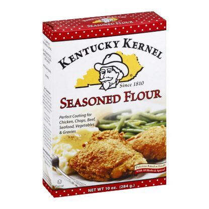 Kentucky Kernel Seasoned Flour - Case of 12 - 10 oz.