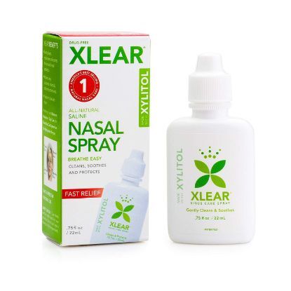 Box of Xlear Nasal Spray with .75 fl oz bottle 