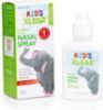 Box of Xlear  Nasal Spray for kid's with Xylitol and a .75oz spray bottle on the side
