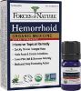 Box of Forces of Nature Hemorrhoid Organic Medicine Extra strength with 11ml bottle on the side