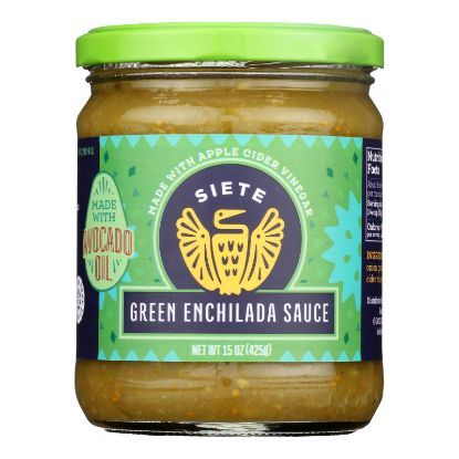 Siete - Sauce Green Enchilada - Case of 6-16 OZ