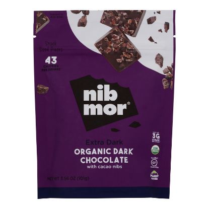 Nibmor - Chocolate Extra Dark 80% Cacao - Case of 6-3.56 OZ