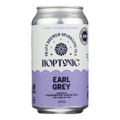 Hoptonic Tea - Sparkling Black Tea Earl Grey - Case of 6-12 FZ