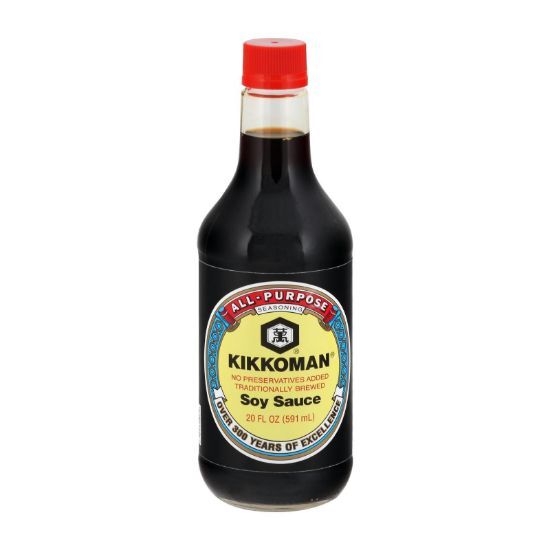 Kikkoman Soy Sauce - Case of 12 - 20 Fl oz.