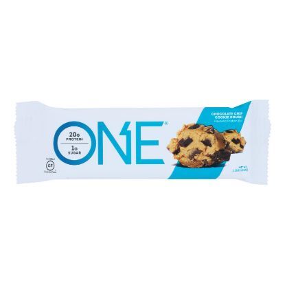 One Chocolate Chip Cookie Dough Flavored Protein Bars  - Case of 12 - 60 GRM