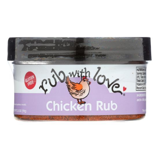 Rub With Love Chicken Spice Rub/Seasoning  - Case of 12 - 3.5 OZ