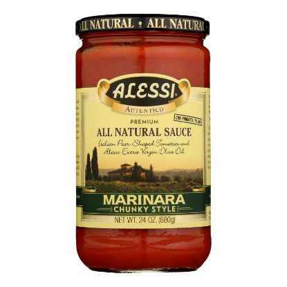 Alessi, Premium All Natural Marinara Sauce - Case of 6 - 24 OZ