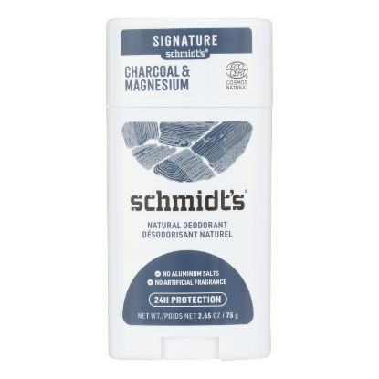 Schmidt's Deodorant: Charcoal & Magnesium Blend -2.65 oz