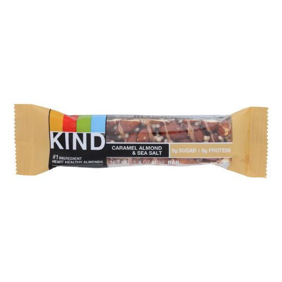 Kind - Bar Caramel Almond Sea Salt - Case of 12-1.4 OZ