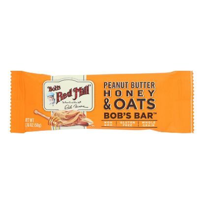 Bob's Red Mill - Bar Pnut/btr Honey Oats - Case of 12-1.76 OZ