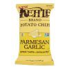 Kettle Brand - Chips Parmesan Garlic - Case of 15 - 5 OZ