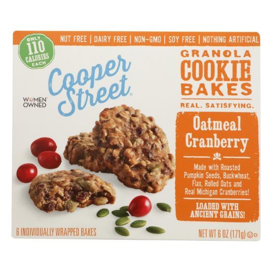 Cooper Street - Granola Bakes Oatmeal Cran - Case of 6 - 6 OZ