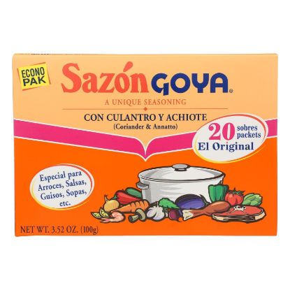 Goya - Sazon Coriander & Annatto - Case of 18-3.52 OZ