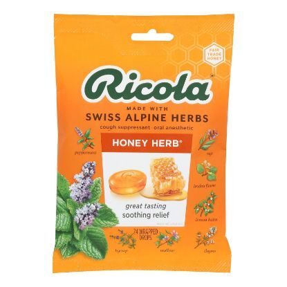 Ricola - Cough Drop Honey Herb - Case of 8-24 CT