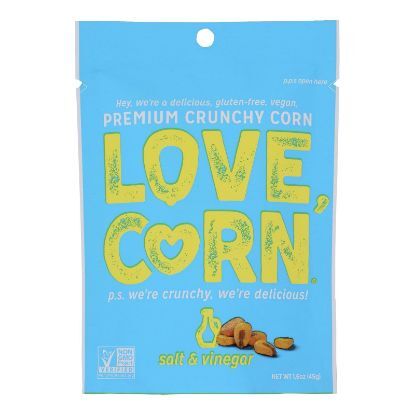 Love Corn - Roasted Corn Salt N Vinegar - Case of 10-1.6 OZ