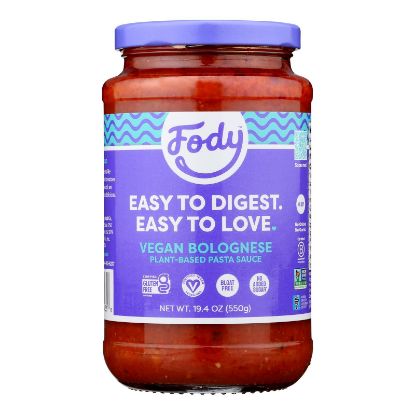 Fody Food Company - Sauce Pasta Vgn Bolognese - Case of 6-19.4 FZ