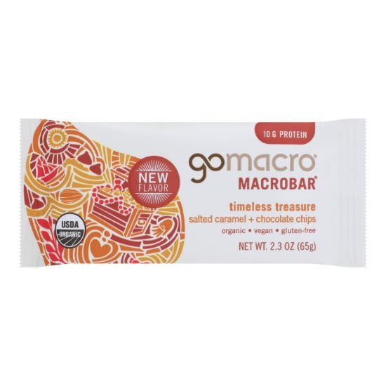 Gomacro - Bar Saltd Caramel Cchip - Case of 12-2.3 OZ