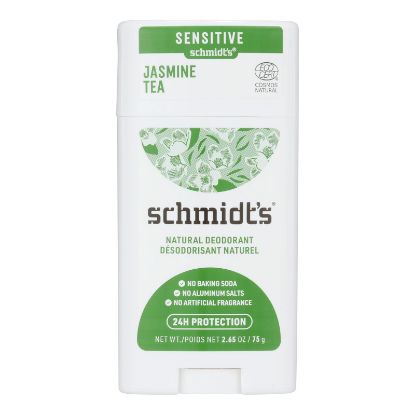 Schmidts - Deodorant Jasmine Tea Stick - 1 Each-2.65 OZ