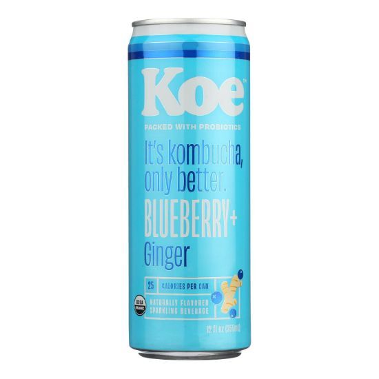 Koe Kunbucha Organic Kombucha Sparkling Beverage - Case of 12 - 12 FZ