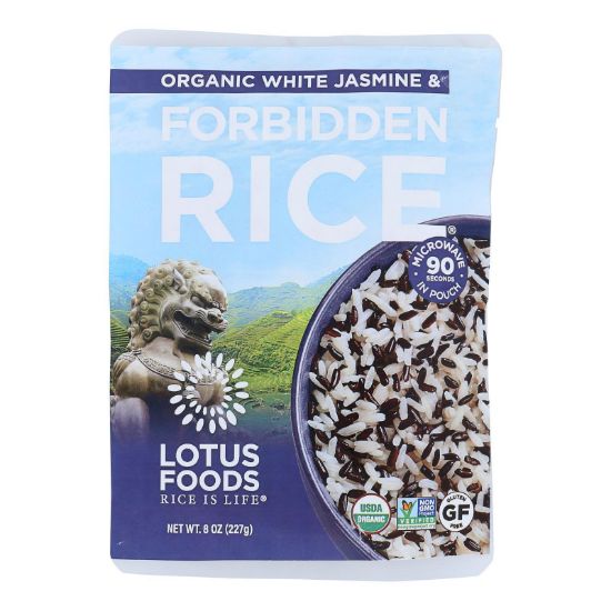 Lotus Foods - Rice Wht Jas & Frbdn - Case of 6-8 OZ