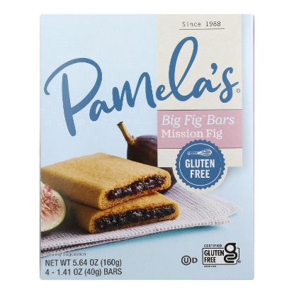 Pamela's Products - Gluten-Free Big Fig Bar - Mission Fig - Case of 8 - 5.64 oz.