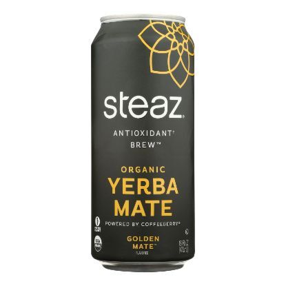 Steaz - Yerba Mate Gold Mate - Case of 12-16 FZ