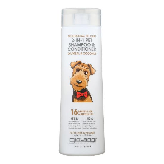 Giovanni Hair Care Products - Pet Shamp&cond Oatml&cnut - 1 Each-16 FZ