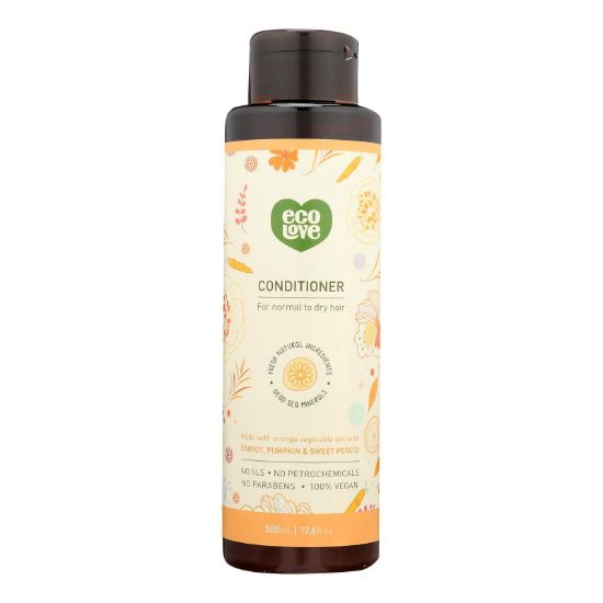 Ecolove - Conditioner Orange Veg Nrml&dry - 1 Each - 17.6 FZ