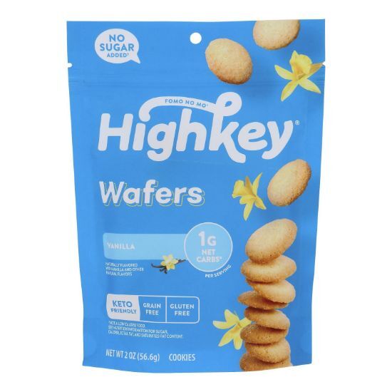 High Key - Cookie Wafer Vanilla Keto - Case of 6-2 OZ