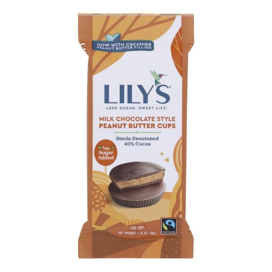 Lilys - Peanut Butter Cup Milk Chocolate 2 Pack - Case of 12-1.25 OZ