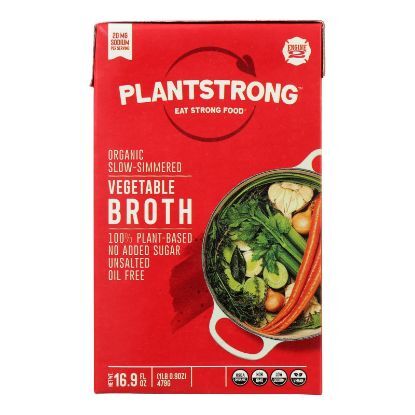 Plantstrong - Broth Slow Smmrd Veg - Case of 6-16.9 FZ