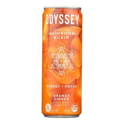 Odyssey - Sparkling Energy Orange Ginger - Case of 12-12 FZ