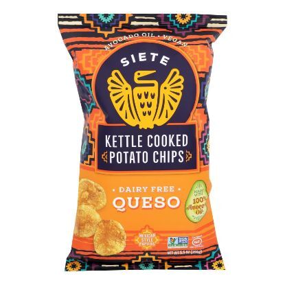 Siete - Kettle Chip Queso - Case of 6-5.5 OZ