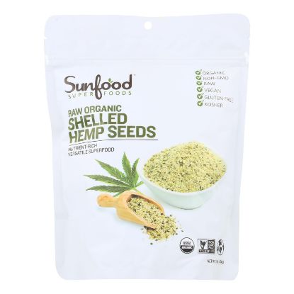 Sunfood - Hemp Seeds Shelled - 1 Each - 1 LB