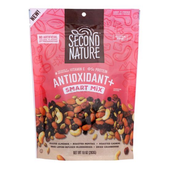 Second Nature - Nut Medley Antioxident Smart Mix - Case of 6-10 OZ