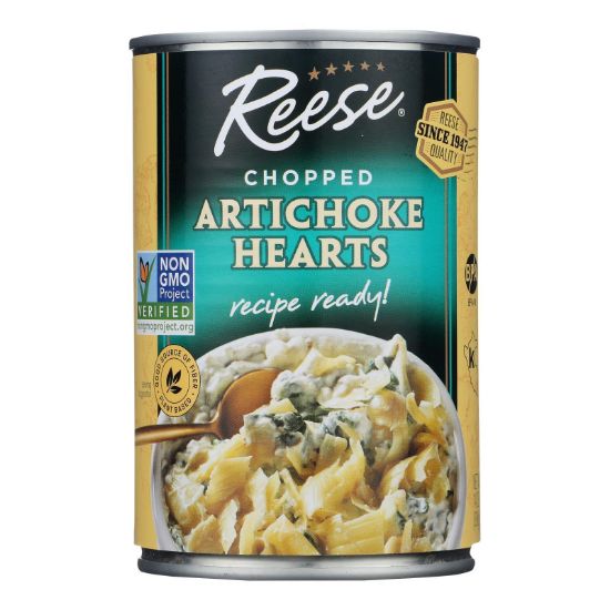 Reese - Artichokes Chopped - Case of 12-14 OZ