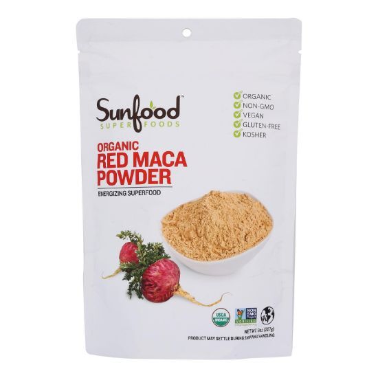 Sunfood - Maca Powder Organic Red - 1 Each-8 OZ