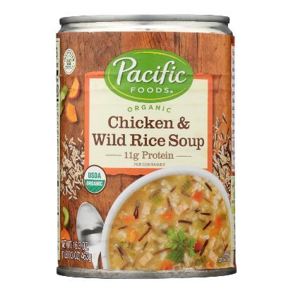 Pacific Foods - Soup Chickn Wild Rice - Case of 12-16.3 OZ