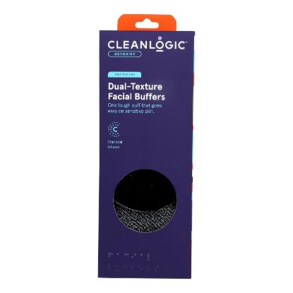 Cleanlogic - Face Bffr Dtx Chrcl Dual - 1 Each-3 CT