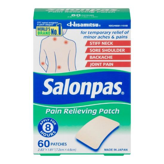 Salonpas - Salonpas Pain Rel Patch - 1 Each - 60 CT